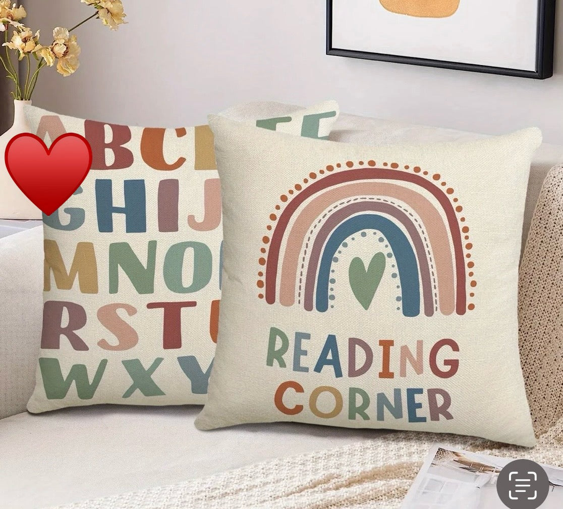 Pillowcase: Alphabet/Reading Corner