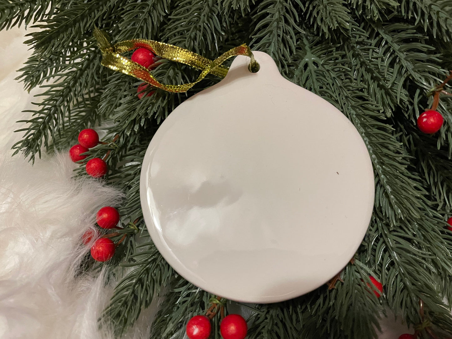 Porcelain Ornament: Blank