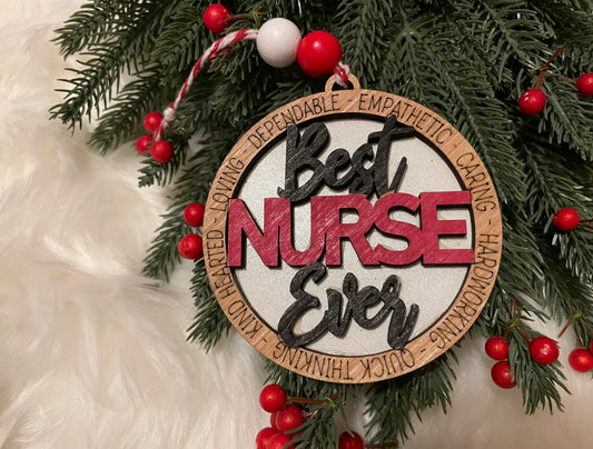 Ornament: Best Nurse Ever