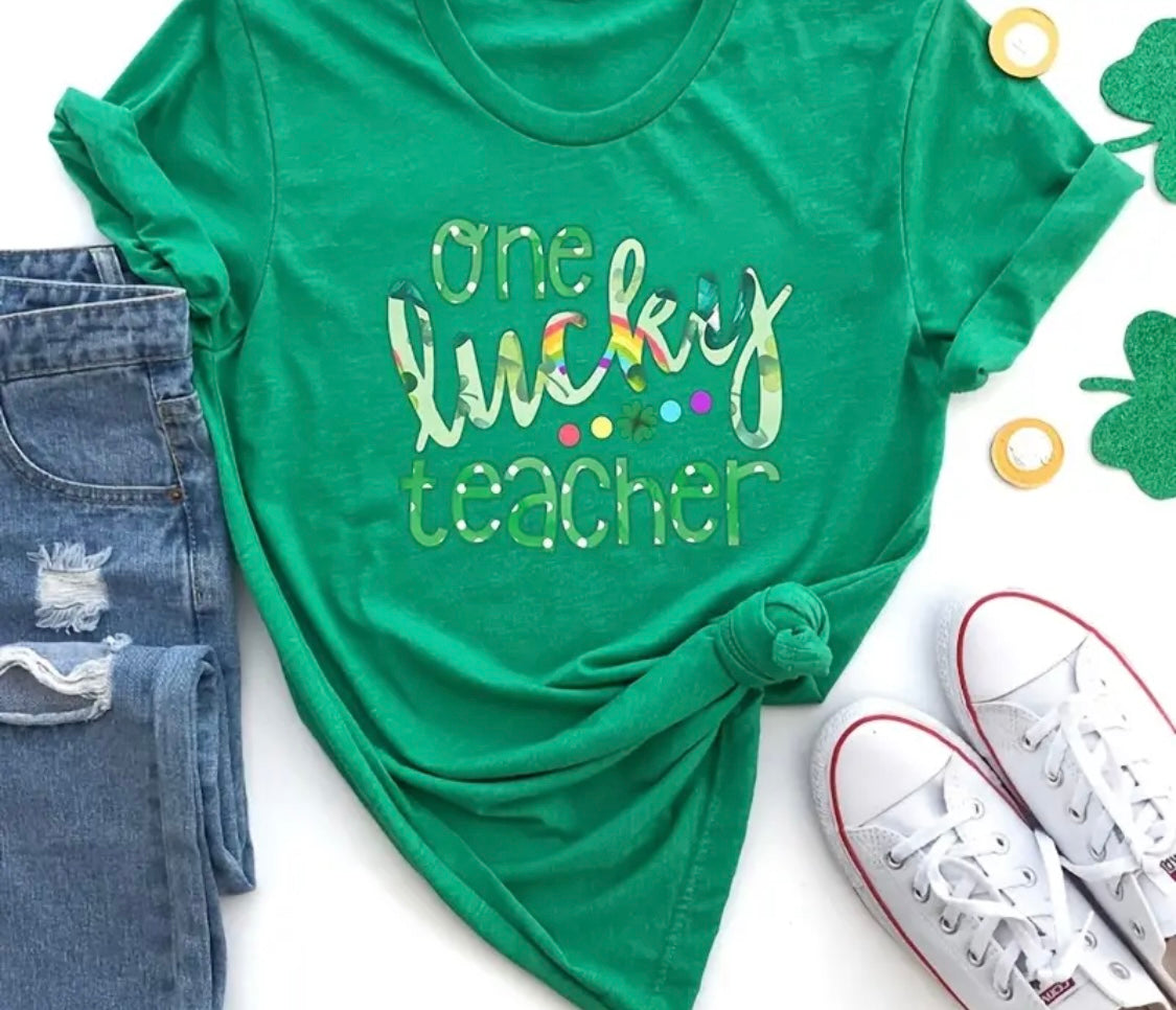 ✨Decal Only: One Lucky Teacher (Option 2)