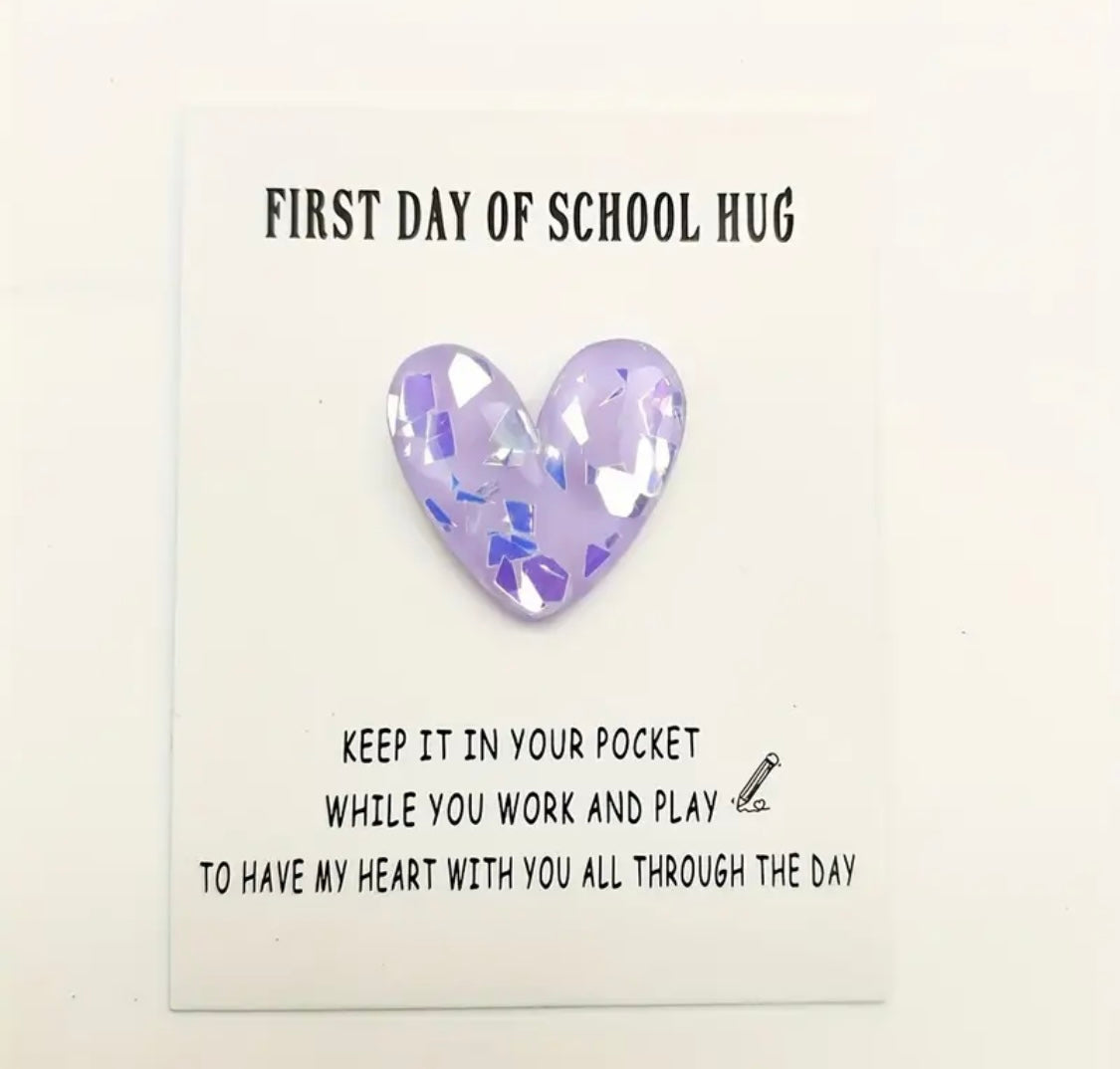 Pocket Hug: Back to School Heart