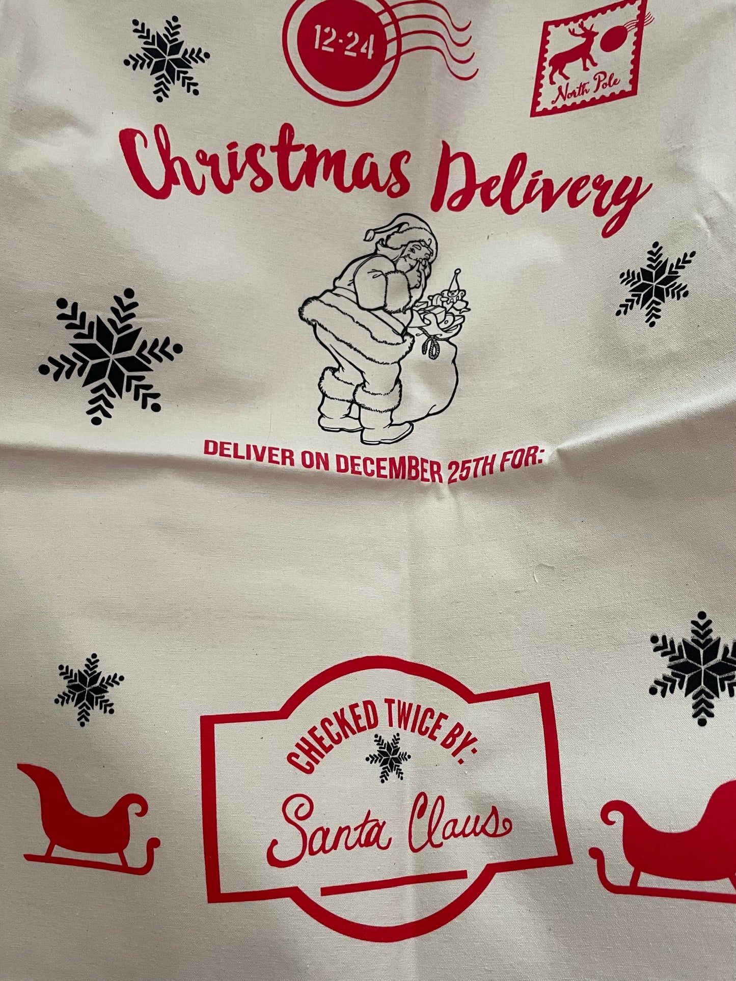 Christmas: Customizable Santa Sack