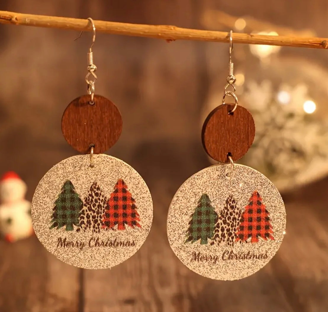 Earrings: Merry Christmas