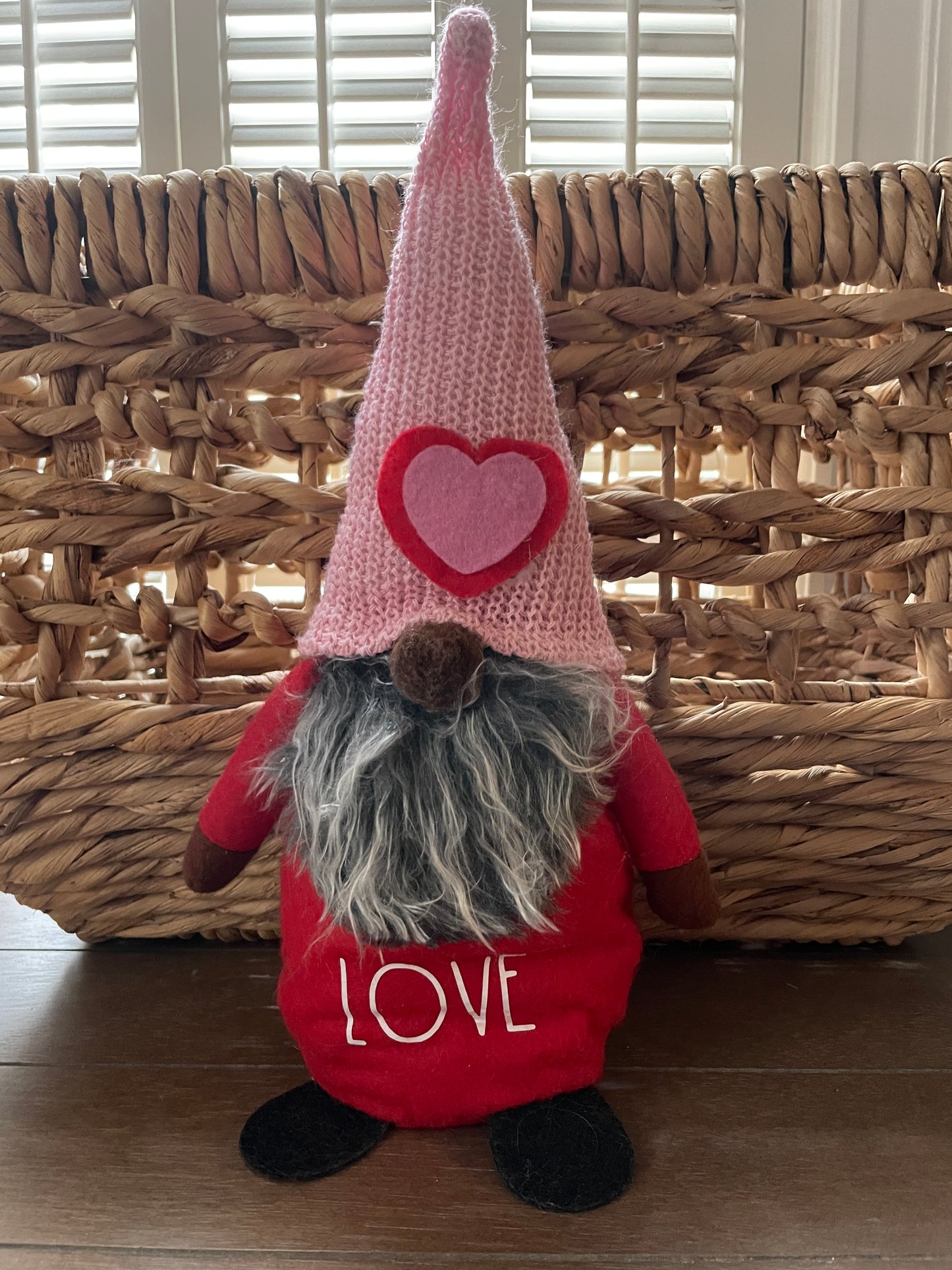 Valentine’s Day: Tall Gnome with Brown Nose/Hands