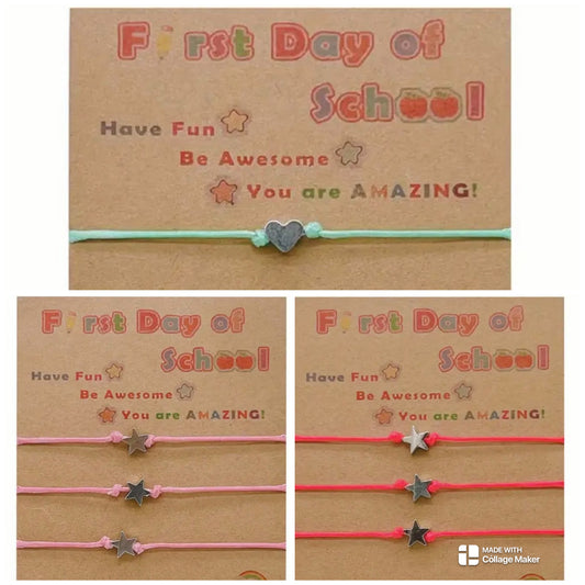 Wish Bracelets: First Day of School