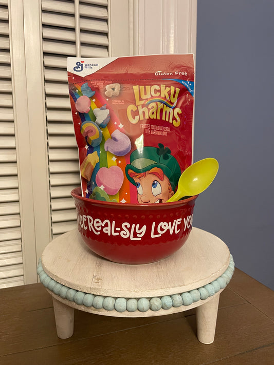 Valentine's Day: "I Cereal-sly Love You" Bowl (Cereal NOT included)