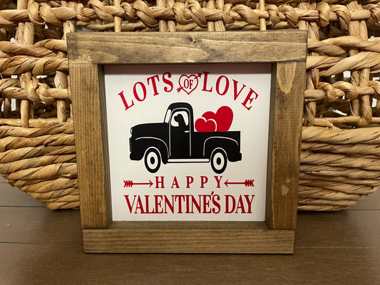 Valentine’s Day: Truck Shelf Sitter