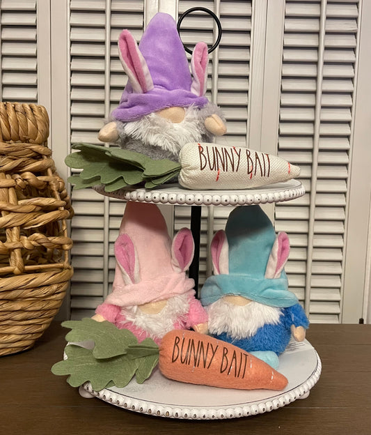 Easter: Small Bunny Gnome with Cream Nose/Hands